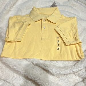 Children’s Place light yellow polo tee